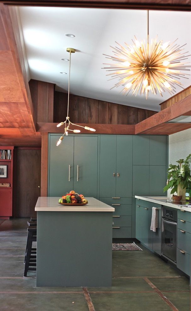 midcentury modern kitchen