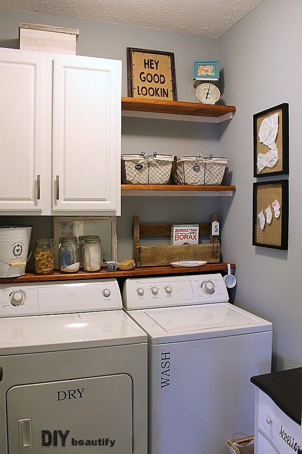 small laundry room cabinets