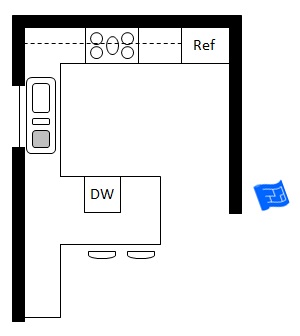 designs for l shaped kitchen