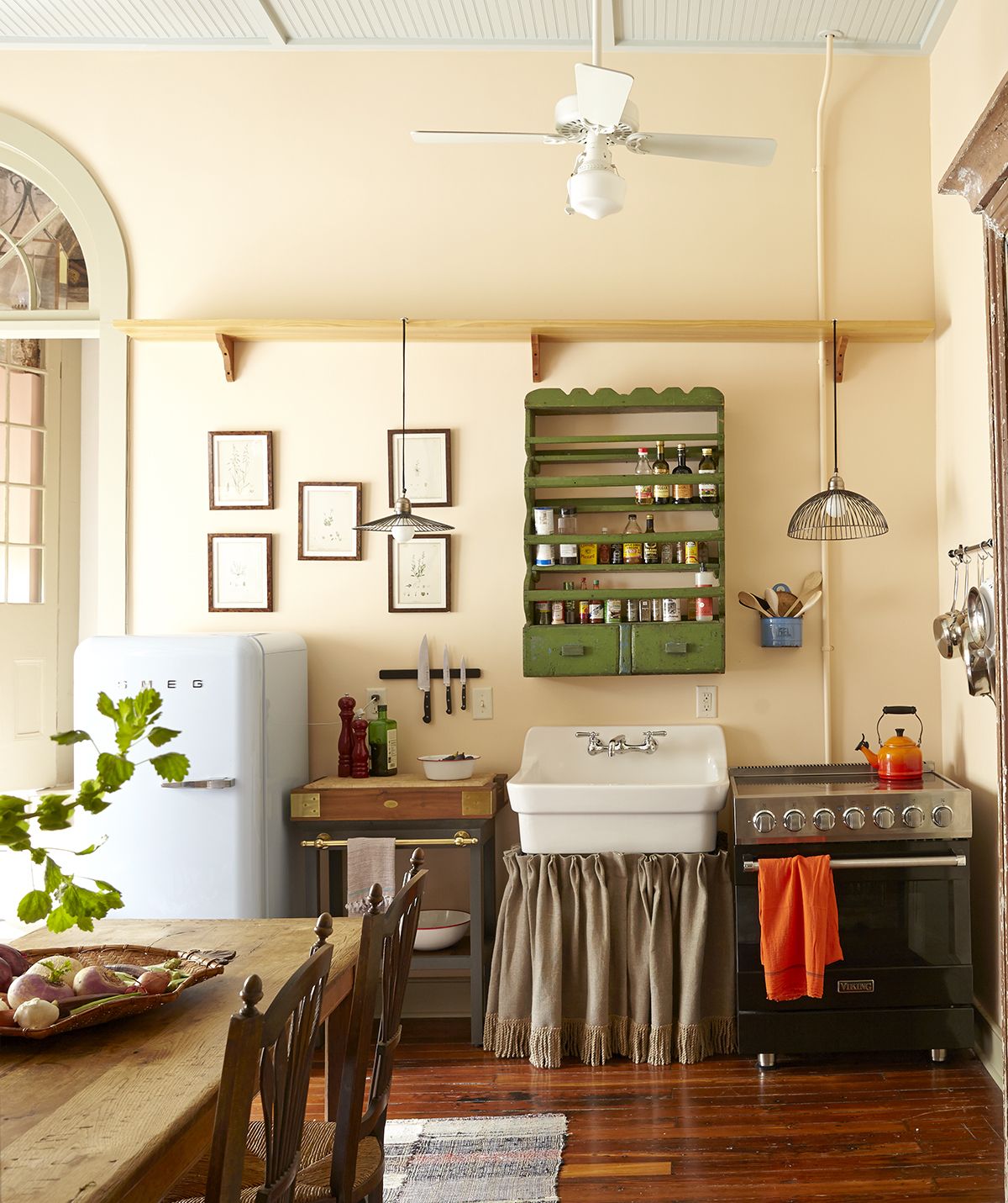 eclectic kitchen