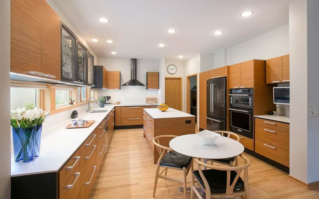 modern mid century kitchens