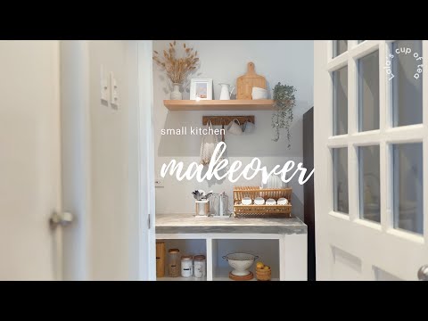 DIY Small kitchen makeover 2023 | kitchen organization ideas | ikea | shopee | lazada