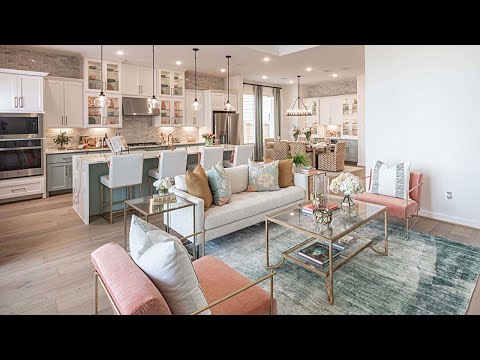 NEW Model Home Tour 2023 with Pink and Green Decor : Home Decor Inspiration