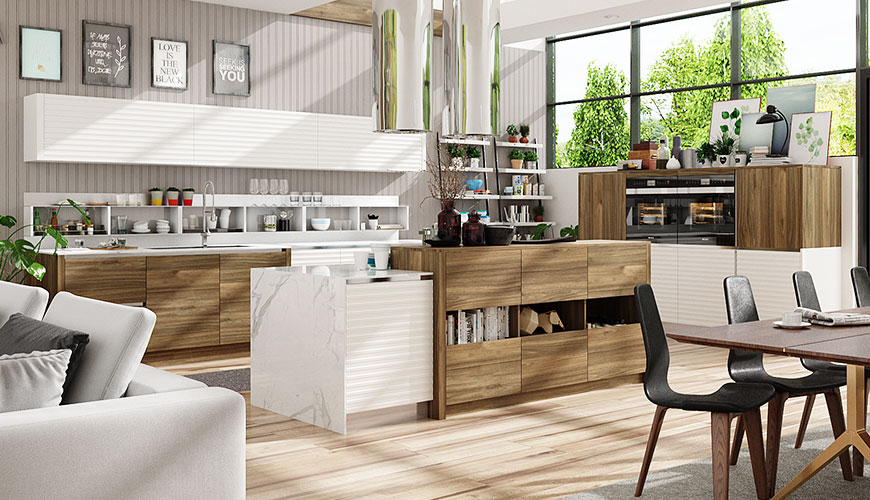 small kitchens with an island