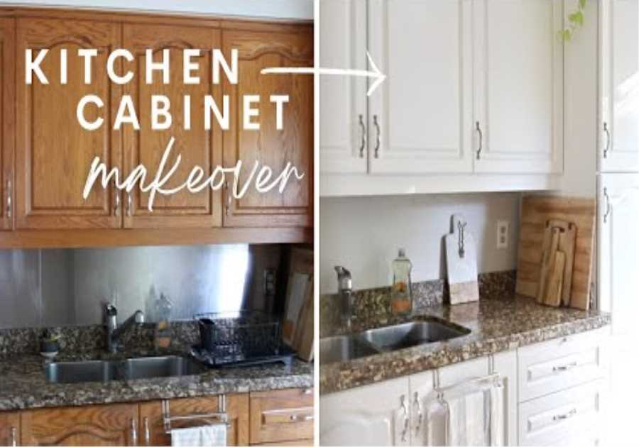 DIY KITCHEN MAKEOVER | Painted Kitchen Cabinets | Before & After
