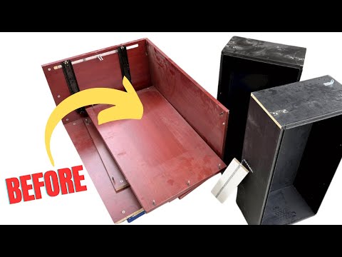 MODERN MAKEOVER for an average FILING CABINET- furniture flipping DIY