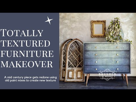 How to Use Paint to Create Textured Furniture!