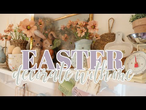 EASTER DECORATE WITH ME | SPRING 2023 DECORATE WITH ME | Easter decorating ideas!