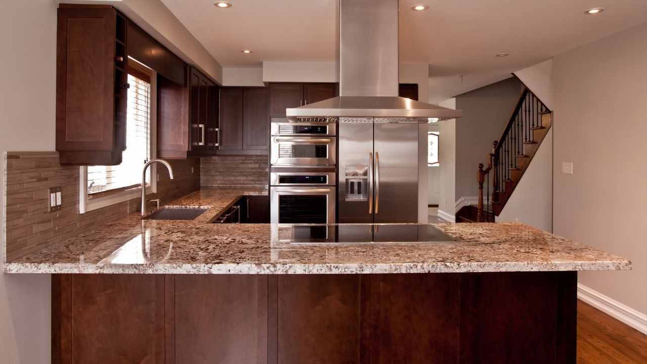 DREAM KITCHEN 😍| face frame cabinetry, hand hewn shelves, waterfall island