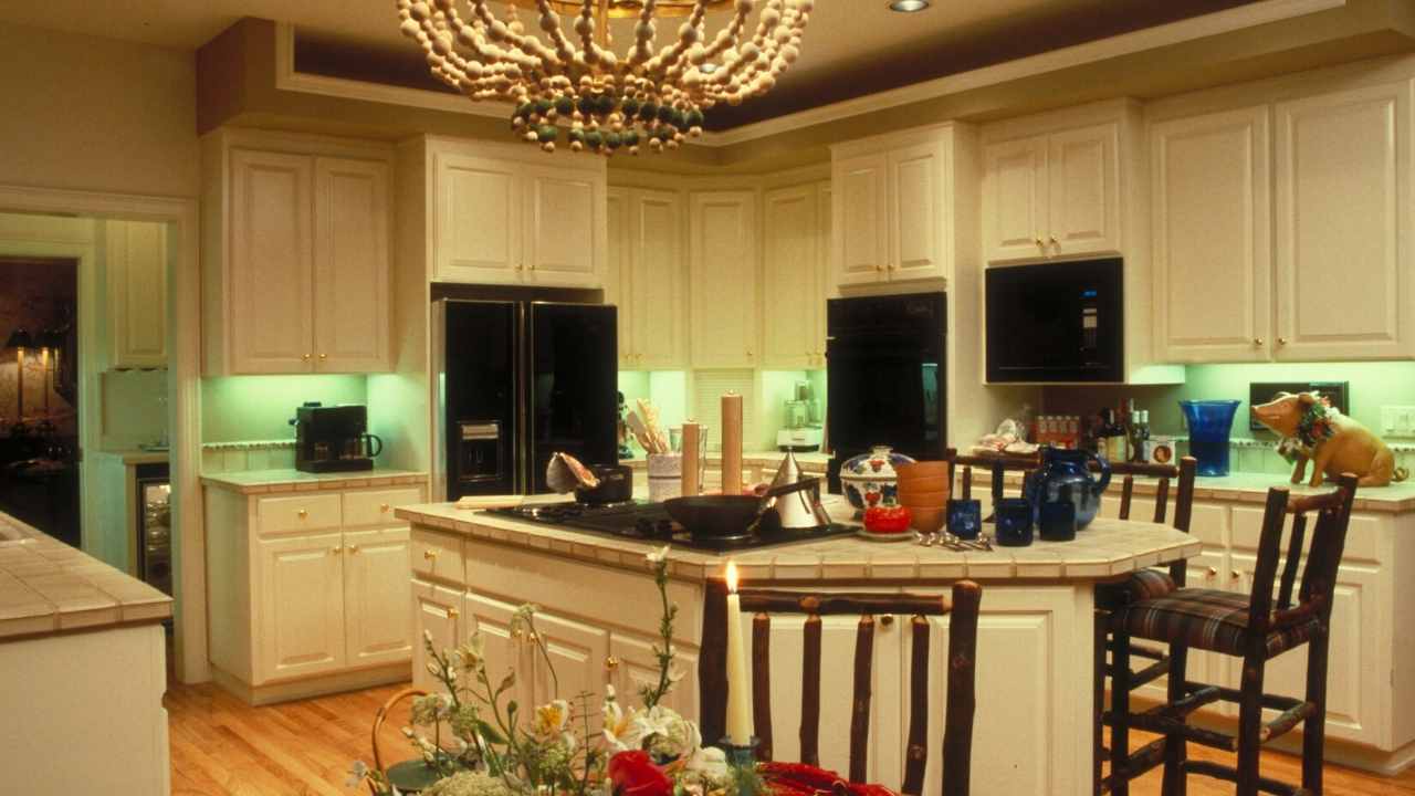 DREAM KITCHEN 😍| face frame cabinetry, hand hewn shelves, waterfall island