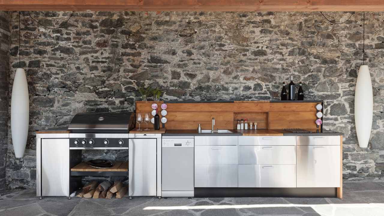 DREAM KITCHEN 😍| face frame cabinetry, hand hewn shelves, waterfall island