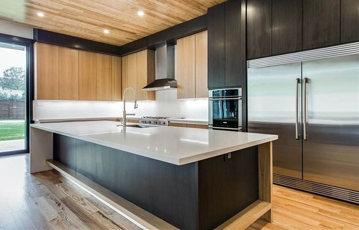 DREAM KITCHEN 😍| face frame cabinetry, hand hewn shelves, waterfall island