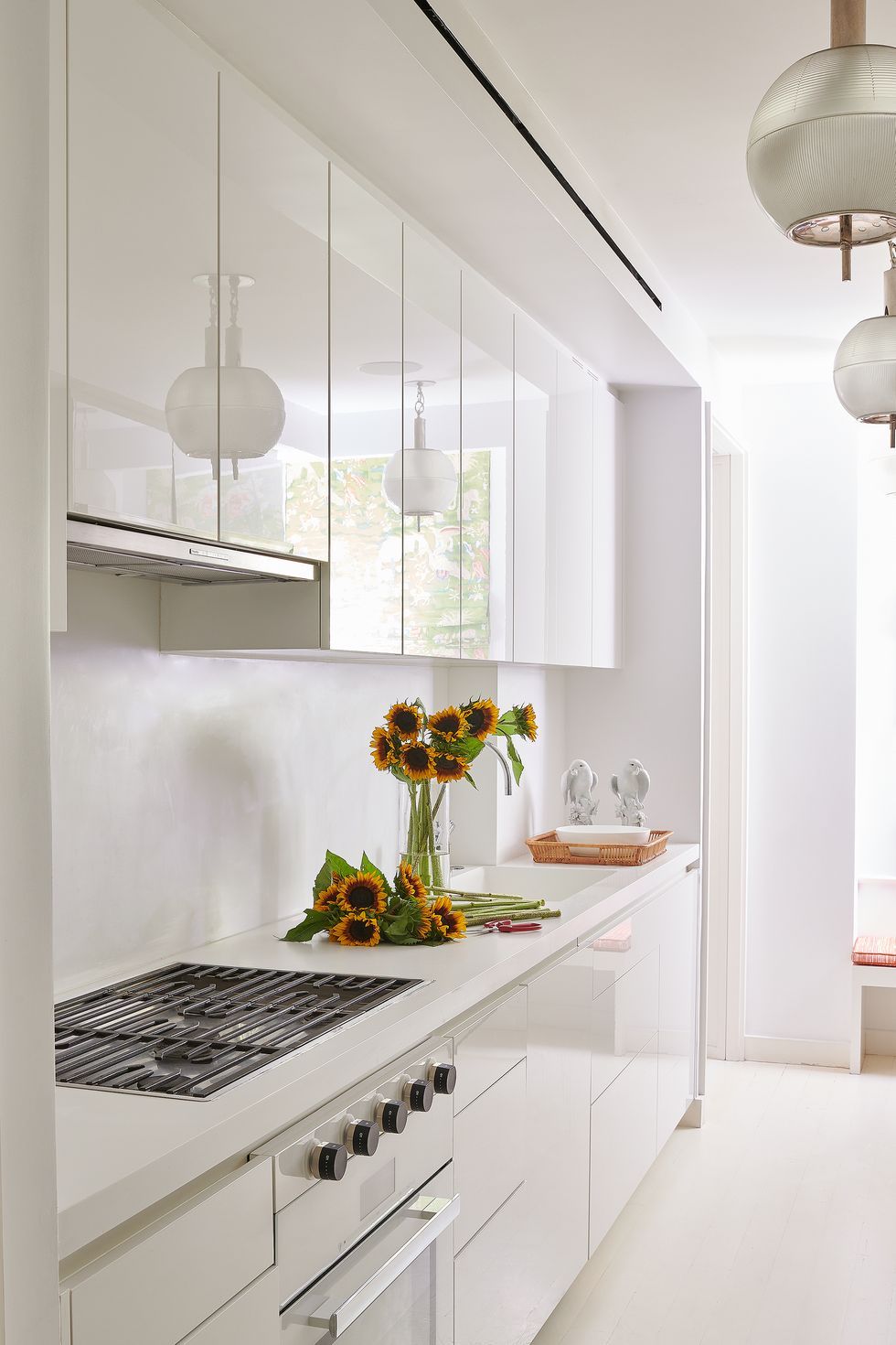 75 Kitchen With Gray Cabinets And Slate Backsplash Design Ideas You'll Love 🌈