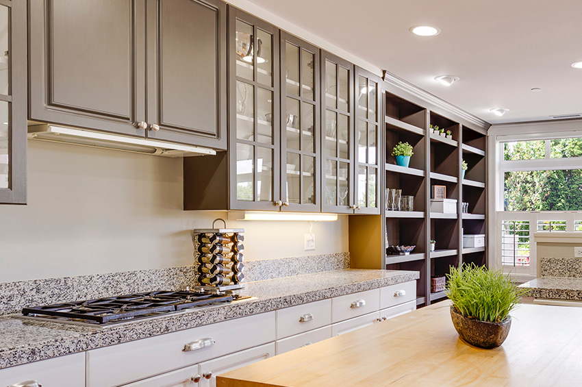 75 Laundry Room With Raised-panel Cabinets And Gray Backsplash Design Ideas You'll Love 🌈