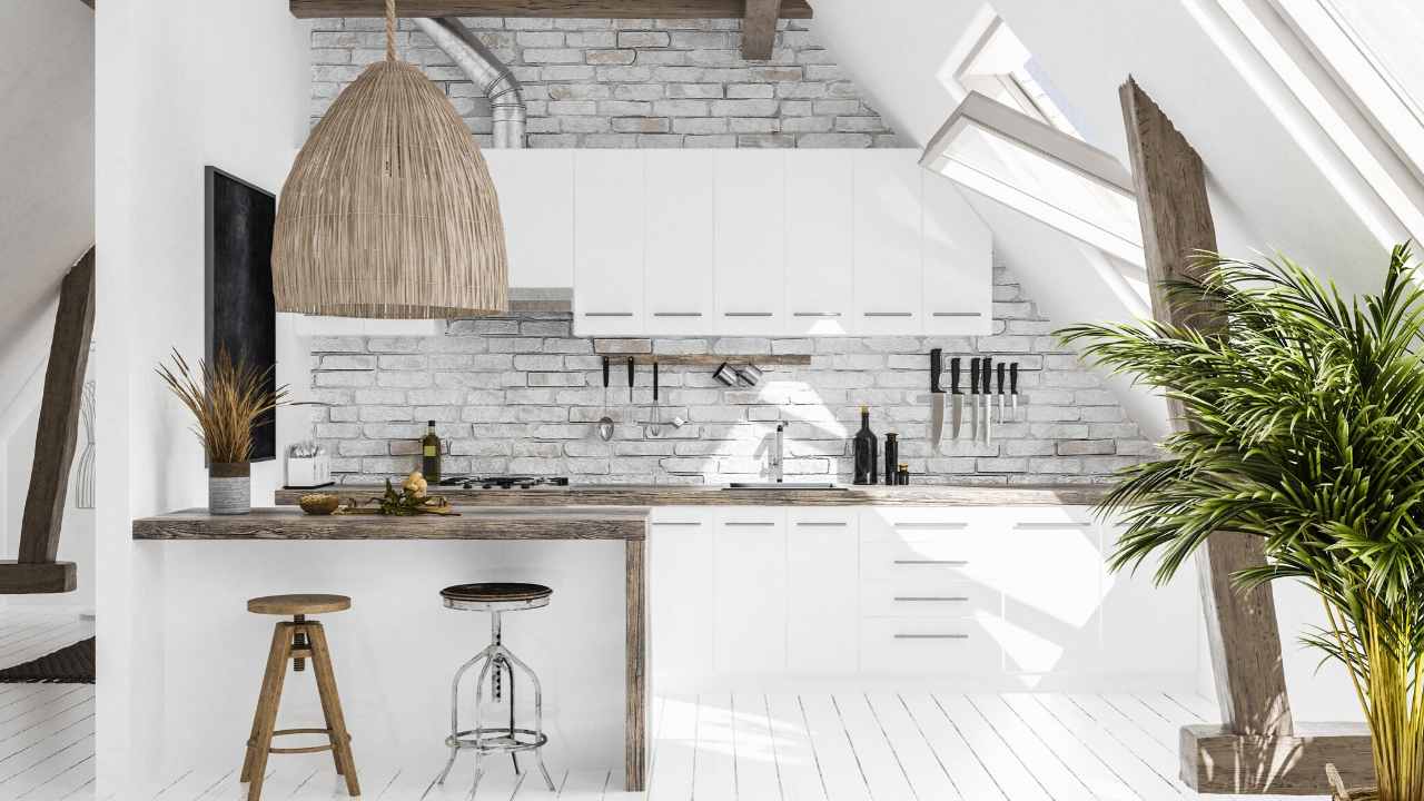 White Shaker Door Cabinet with Cararra Quartz Kitchen & Backsplash 😍 #ideas #kitchen #custom